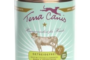 Terra Canis sans céréales Adult 6x800g Veau aux racines de persil, mangue et cassis