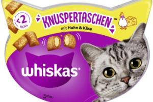 Whiskas Crispies 8x60 g Poulet et fromage
