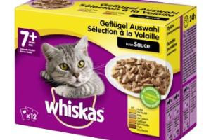 Whiskas Senior 7+ 12 x 100 g Sauce Sélection de volaille