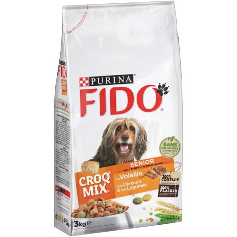 FIDO Croq Mix Chien Senior - Viandes et Légumes FIDO Croq Mix Chien Senior - Viandes et Légumes