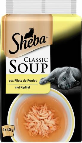 Sheba Classic Soup aux filets de Poulet