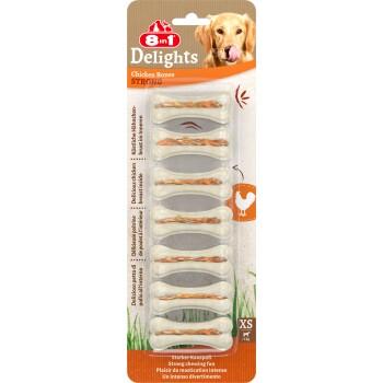 8in1 Os de mastication et entraînement de la mâchoire Delights Strong XS 7 pcs