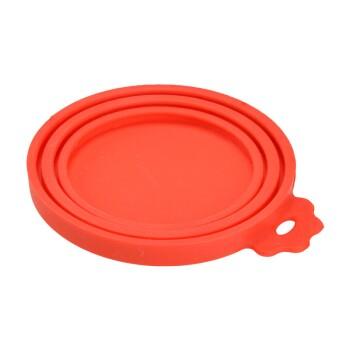 AniOne Couvercle en silicone pour boîtes de conserve rouge AniOne Couvercle en silicone pour boîtes de conserve rouge