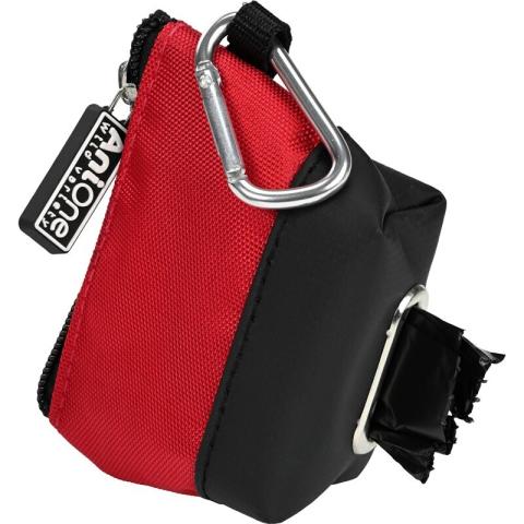 AniOne Distributeur de sacs à crottes rouge/noir
