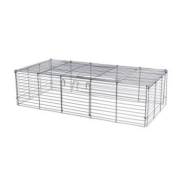 AniOne Grille pour habitat pour petits animaux noir M