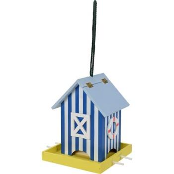 AniOne Mangeoire pour oiseaux sauvages Beach bleu