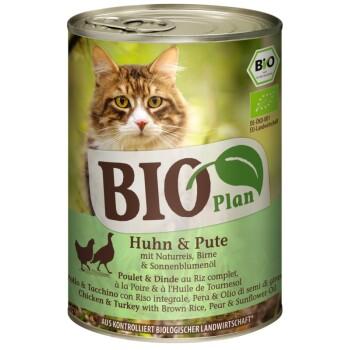 BIOPlan Adult Poulet et dinde au riz complet, à la poire et à l'huile de tournesol 6x400 g BIOPlan Adult Poulet et dinde au riz complet, à la poire et à l'huile de tournesol 6x400 g