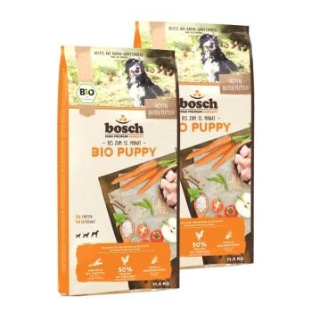 bosch BIO Puppy poulet + carottes 2x11,5 kg bosch BIO Puppy poulet + carottes 2x11,5 kg