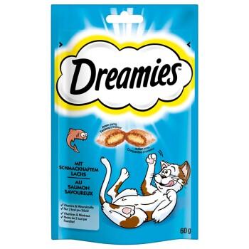 Dreamies Friandises pour chat Saumon 6x60 g