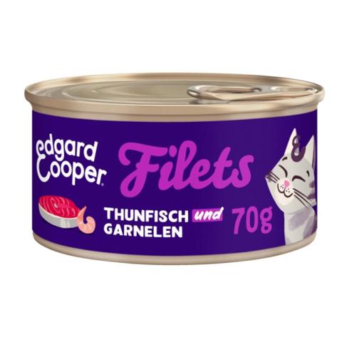 Edgard & Cooper Filets 24 x 70 g Thon et crevettes