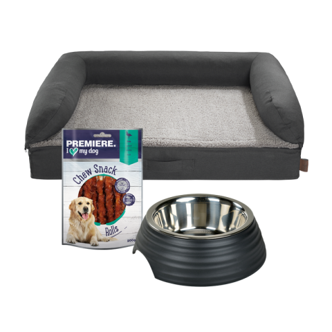 Ensemble Ortho Bed -Ortho Bed + Snack + gamelle