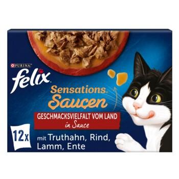 Felix Sensations 12 x 85 g Variété de saveurs du pays