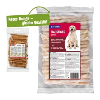 FIT+FUN Bâtonnets à mâcher , tournés 12,5 cm env. 100 pièces 870 g FIT+FUN Bâtonnets à mâcher , tournés 12,5 cm env. 100 pièces 870 g
