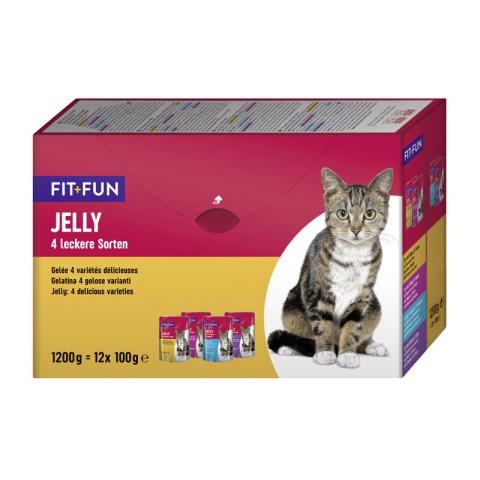 FIT+FUN Jelly Multipack 12x100g