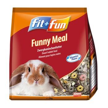 FIT+FUN Nourriture pour lapins nains 3kg FIT+FUN Nourriture pour lapins nains 3kg