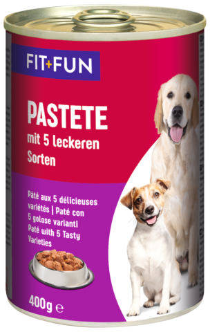 FIT+FUN Pâtée 6 x 400 g 5 variétés délic. FIT+FUN Pâtée 6 x 400 g 5 variétés délic.