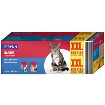 FIT+FUN Ragoût Multipack XXL 44 x 100 g Sélection de poisson