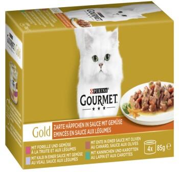 GOURMET Gold Tendres bouchées 4 x 85 g GOURMET Gold Tendres bouchées 4 x 85 g