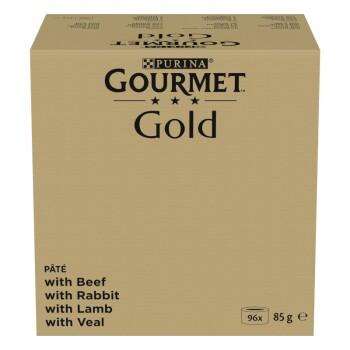 GOURMET Le pâté fin Gold, aliment humide Mix pour chats 96 x 85 g GOURMET Le pâté fin Gold, aliment humide Mix pour chats 96 x 85 g
