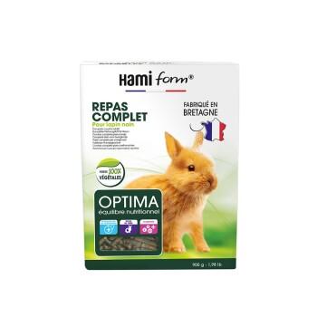 Hamiform Optima – repas complet lapin nain 900g Hamiform Optima – repas complet lapin nain 900g