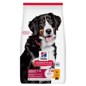 Hill's Croquettes pour chien Science Plan, Large Breed Adult Avec du poulet 18 kg Hill's Croquettes pour chien Science Plan, Large Breed Adult Avec du poulet 18 kg