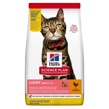 Hill's Science Plan Adult Light Chicken Croquettes pour chats 1,5 kg