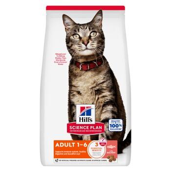 Hill's Science Plan aliment complet sec pour chat, Adulte Saumon 10 kg Hill's Science Plan aliment complet sec pour chat, Adulte Saumon 10 kg