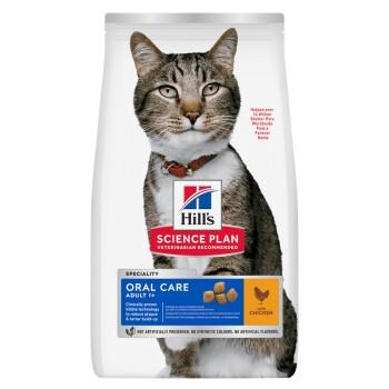 Hill's Science Plan croquettes pour chat, adulte, soin bucco-dentaire, au poulet 1,5 kg