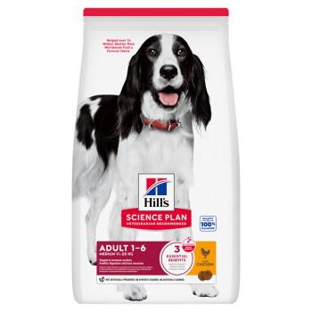 Hill's Science Plan croquettes chien, Medium adulte Avec du poulet 14 kg