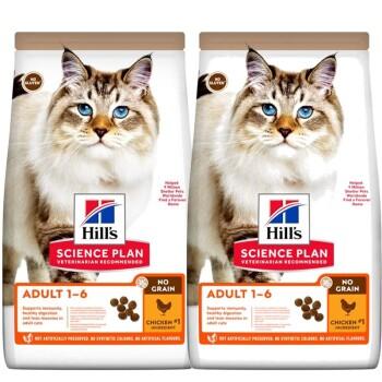 Hill's Science Plan No Grain Adult au poulet sans céréales 2x1,5 kg