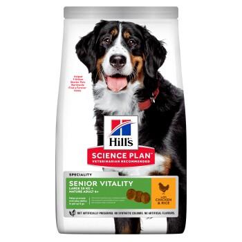 Hill's Science Plan Senior Vitality Large Breed Mature Adult 6+ avec du poulet 2x14 kg