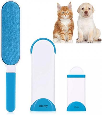 iHomy _Anti-poils brosse pour animal domestique - Brosse de nettoyage magique réutilisable pour enlever les poils d’animaux de compagnie avec Auto-nettoyage retirer Chien Chat Cheveux (Bleu) iHomy _Anti-poils brosse pour animal domestique - Brosse de nettoyage magique réutilisable pour enlever les poils d’animaux de compagnie avec Auto-nettoyage retirer Chien Chat Cheveux (Bleu)