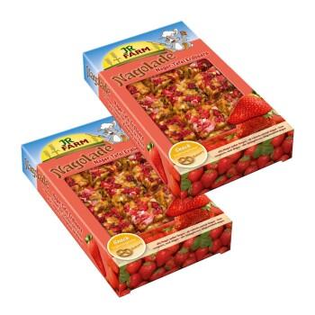 JR Farm Barre pour rongeurs Naglage fraise 2x125 g