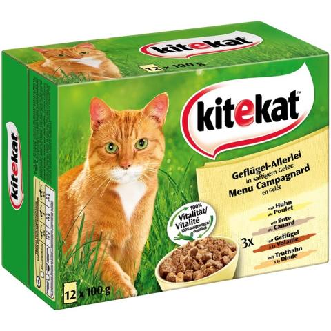 Kitekat Multipack Volaille variée 12 x 100 g Kitekat Multipack Volaille variée 12 x 100 g
