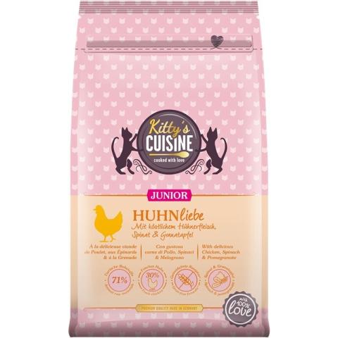 Kitty's Cuisine Junior Chicken Love - Avec de délicieux poulet, épinards et grenade 2 kg Kitty's Cuisine Junior Chicken Love - Avec de délicieux poulet, épinards et grenade 2 kg