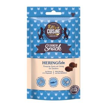 Kitty's Cuisine Kitty´s Cuisine Crunchy Snack Friandise Chat 50 g Amour de Hareng, au hareng et argousier Kitty's Cuisine Kitty´s Cuisine Crunchy Snack Friandise Chat 50 g Amour de Hareng, au hareng et argousier