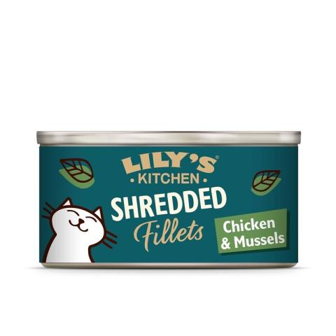 LILY'S KITCHEN Lily’s Kitchen Shredded Filets 24 x 70 g Poulet et moule