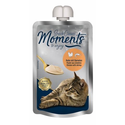 MOMENTS Snack Cream 7 x 90 g poulet et crevettes