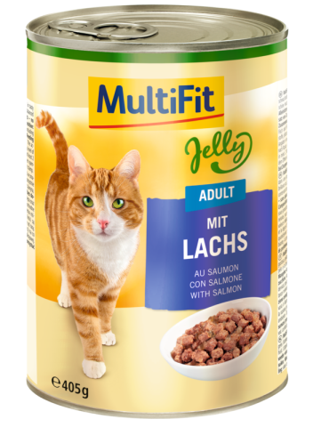 MultiFit Adult Jelly Saumon 6x405 g MultiFit Adult Jelly Saumon 6x405 g