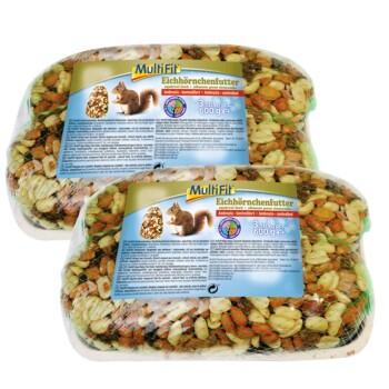 MultiFit aliment pour écureuils 2 x 600 g