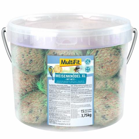 MultiFit Boules à mésanges XL dans filet 15 pcs dans le seau