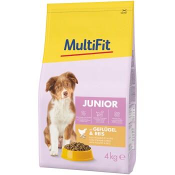 MultiFit Croquettes Chien Junior, avec Volaille & Riz 3 kg MultiFit Croquettes Chien Junior, avec Volaille & Riz 3 kg