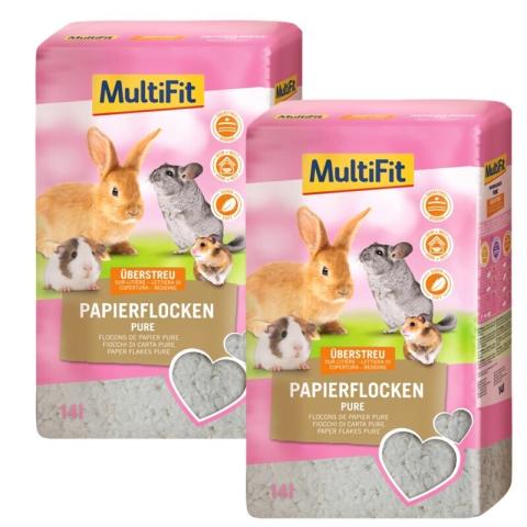 MultiFit Flocons de papier Pure 2x14 l MultiFit Flocons de papier Pure 2x14 l