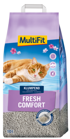 MultiFit Fresh Litière agglomérante parfumée Fresh Comfort 10 l MultiFit Fresh Litière agglomérante parfumée Fresh Comfort 10 l