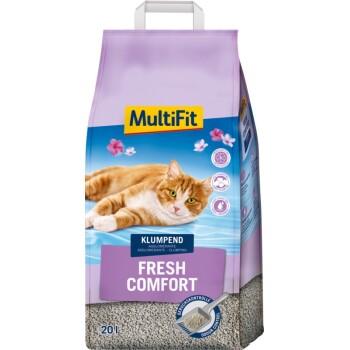 MultiFit Fresh Litière agglomérante parfumée Fresh Comfort 20 l MultiFit Fresh Litière agglomérante parfumée Fresh Comfort 20 l