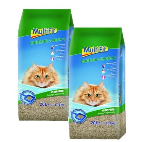 MultiFit Litière Multisan comfort 2x20 l MultiFit Litière Multisan comfort 2x20 l