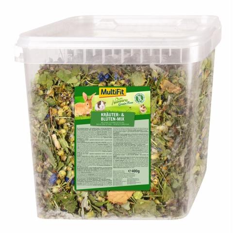 MultiFit Mélange sans céréales seau 400 g Mélange d’herbes et de fleurs