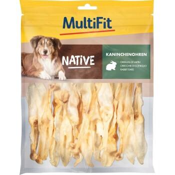 MultiFit oreilles de lapin naturelles 100 g