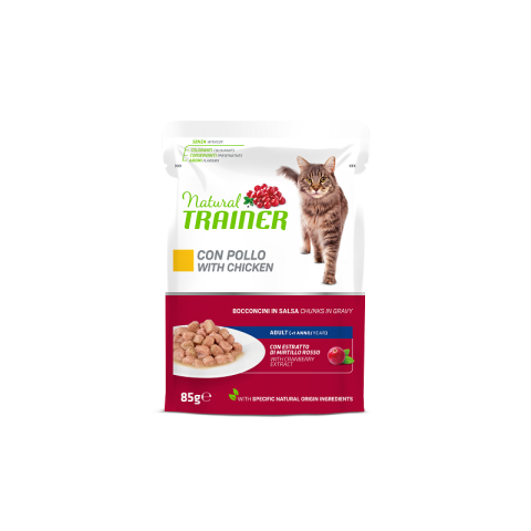 Natural Trainer Sac pour chats adultes 12 x 85 g Poulet Natural Trainer Sac pour chats adultes 12 x 85 g Poulet