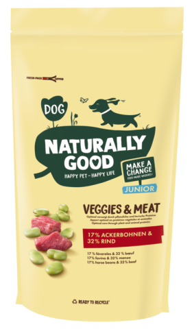 Naturally Good Veggies & Meat Graines & Bœuf Junior 1 kg Naturally Good Veggies & Meat Graines & Bœuf Junior 1 kg